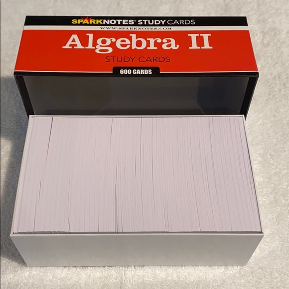 Sparknotes Algebra II Study Cards - Picture 2 of 2